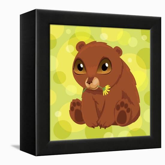 Anime Bear Cub-Harry Briggs-Framed Premier Image Canvas