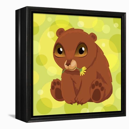 Anime Bear Cub-Harry Briggs-Framed Premier Image Canvas