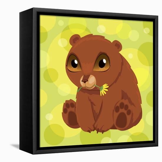 Anime Bear Cub-Harry Briggs-Framed Premier Image Canvas