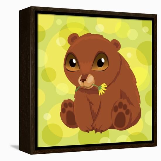 Anime Bear Cub-Harry Briggs-Framed Premier Image Canvas