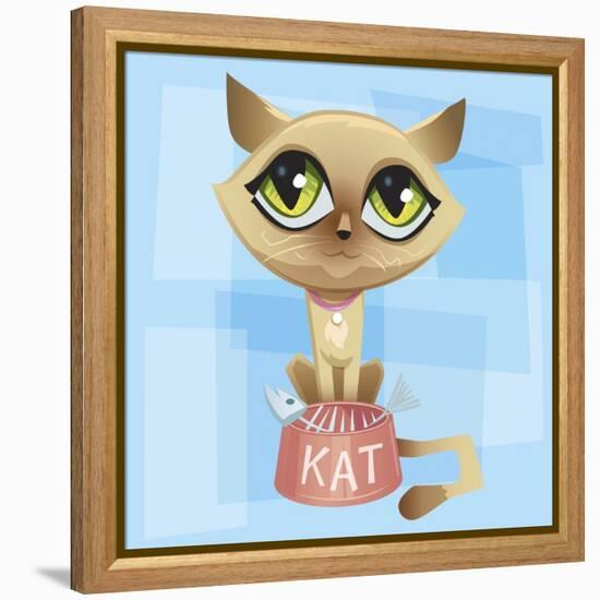 Anime Cat-Harry Briggs-Framed Premier Image Canvas