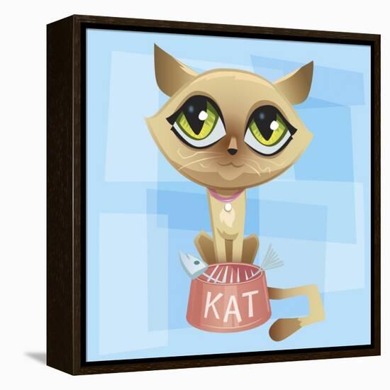 Anime Cat-Harry Briggs-Framed Premier Image Canvas