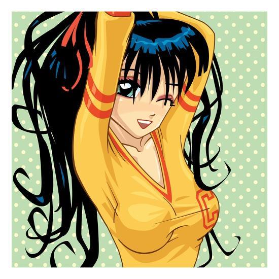Anime Cheerleader Girl