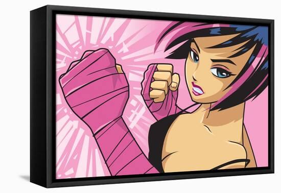 Anime Fighter-Harry Briggs-Framed Premier Image Canvas