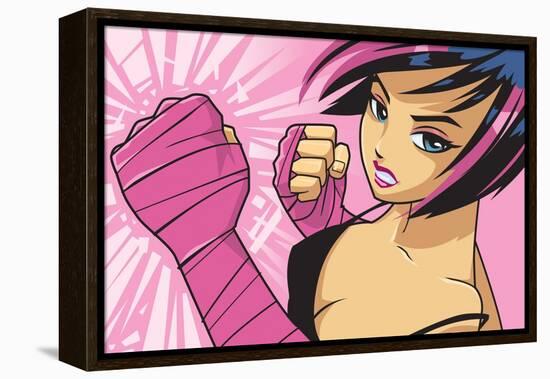 Anime Fighter-Harry Briggs-Framed Premier Image Canvas