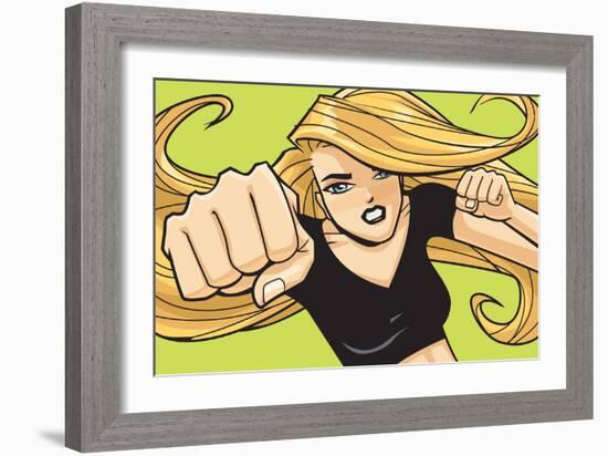 Anime Fighter-Harry Briggs-Framed Giclee Print