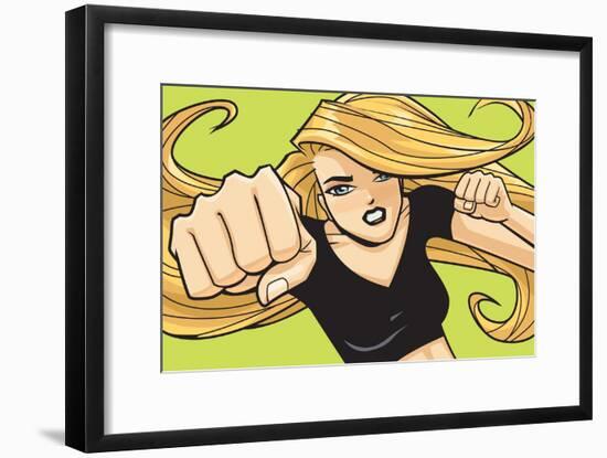 Anime Fighter-Harry Briggs-Framed Giclee Print