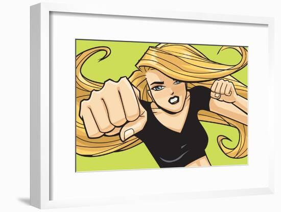 Anime Fighter-Harry Briggs-Framed Giclee Print