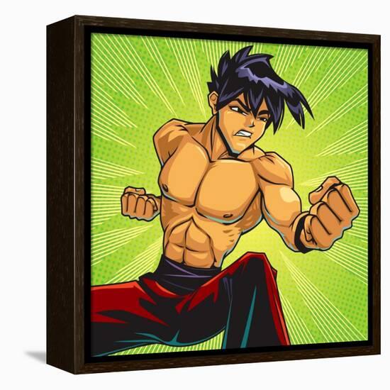 Anime Fighter-Harry Briggs-Framed Premier Image Canvas