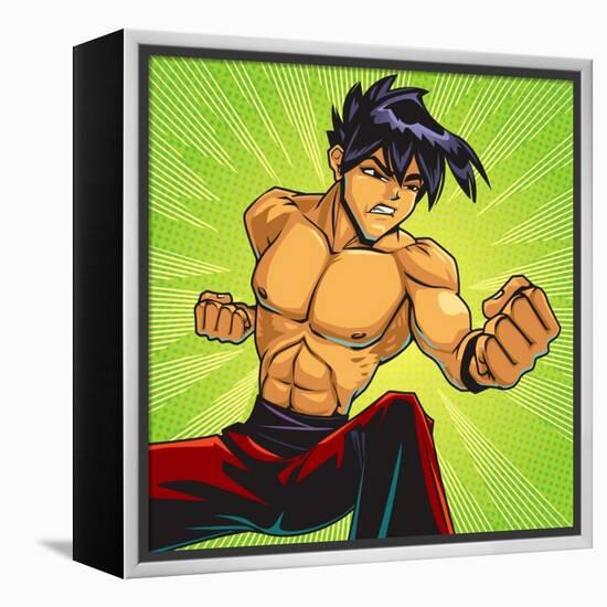 Anime Fighter-Harry Briggs-Framed Premier Image Canvas