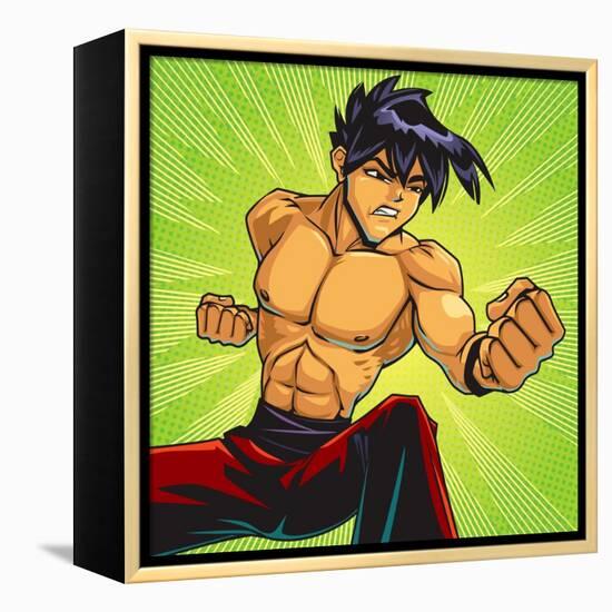 Anime Fighter-Harry Briggs-Framed Premier Image Canvas