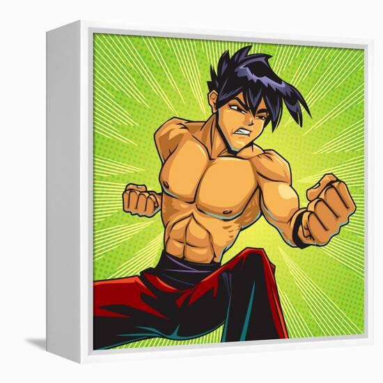 Anime Fighter-Harry Briggs-Framed Premier Image Canvas