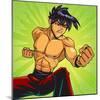 Anime Fighter-Harry Briggs-Mounted Giclee Print