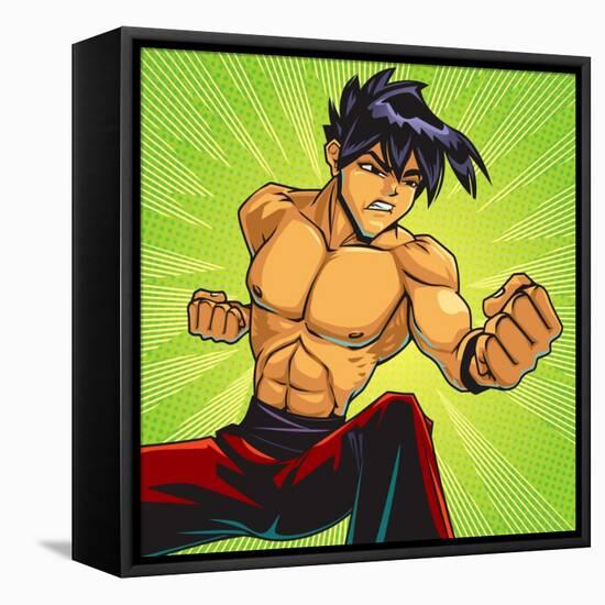 Anime Fighter-Harry Briggs-Framed Premier Image Canvas