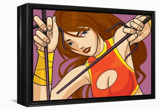 Anime Fighter-Harry Briggs-Framed Premier Image Canvas