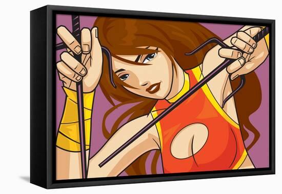 Anime Fighter-Harry Briggs-Framed Premier Image Canvas