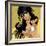 Anime Girl Fighter-Harry Briggs-Framed Premium Giclee Print