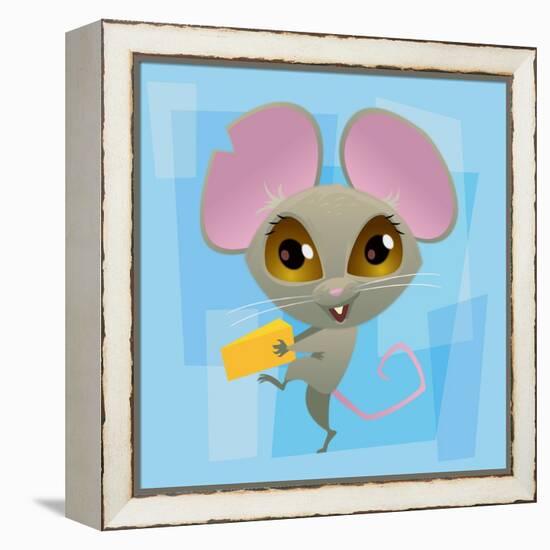 Anime Mouse-Harry Briggs-Framed Premier Image Canvas