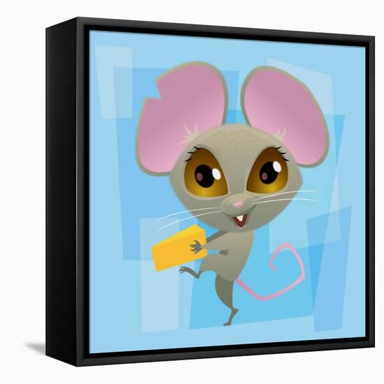 Anime Mouse-Harry Briggs-Framed Premier Image Canvas