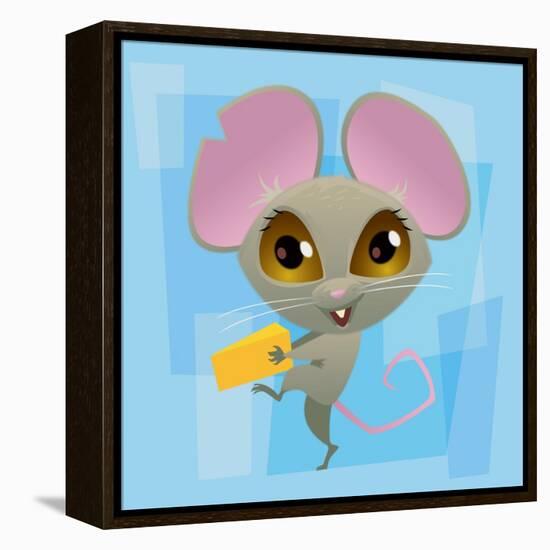 Anime Mouse-Harry Briggs-Framed Premier Image Canvas