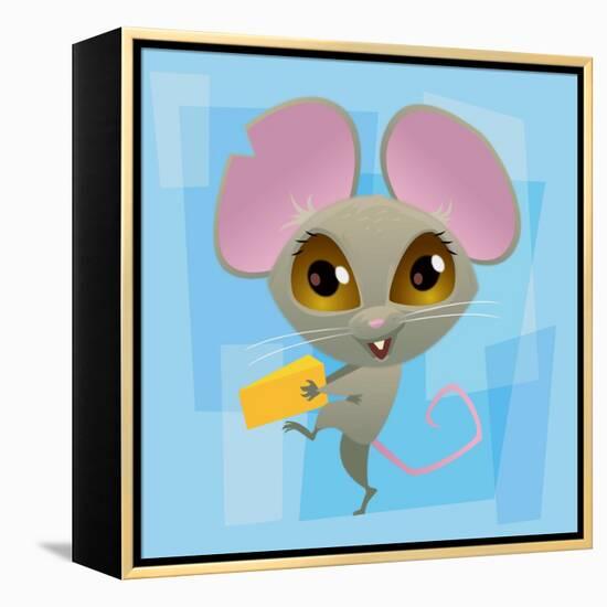 Anime Mouse-Harry Briggs-Framed Premier Image Canvas
