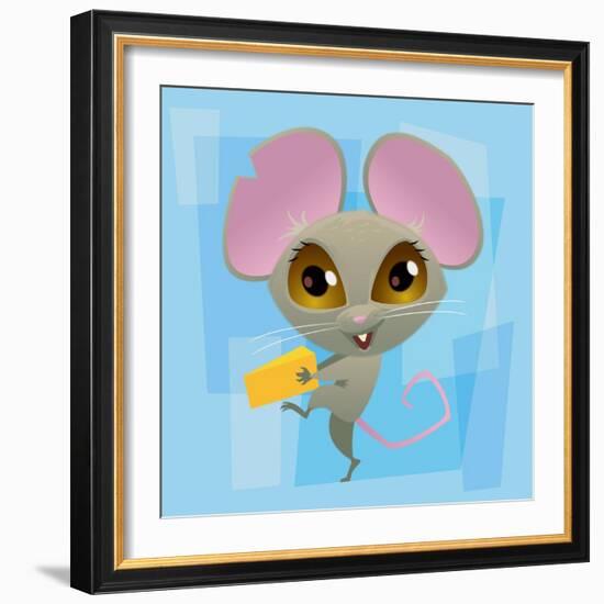 Anime Mouse-Harry Briggs-Framed Premium Giclee Print