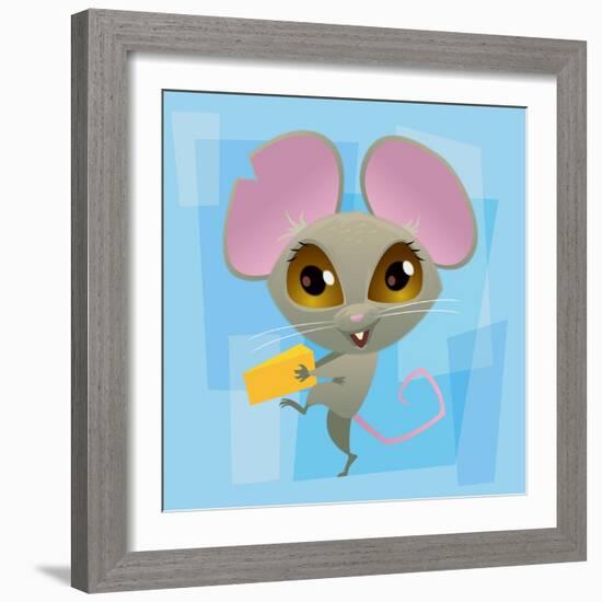 Anime Mouse-Harry Briggs-Framed Giclee Print