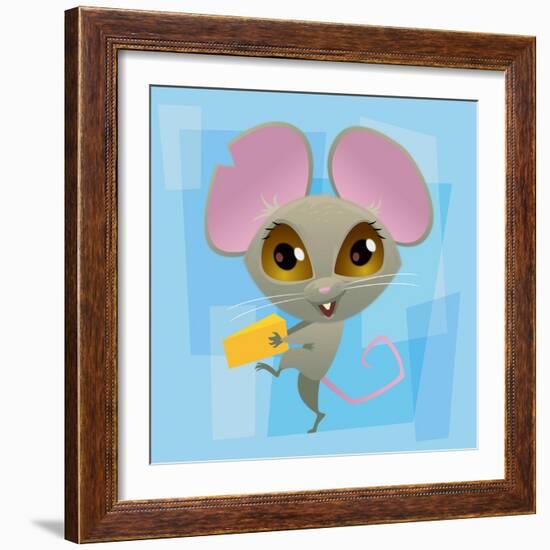 Anime Mouse-Harry Briggs-Framed Giclee Print