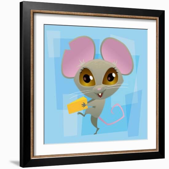 Anime Mouse-Harry Briggs-Framed Giclee Print