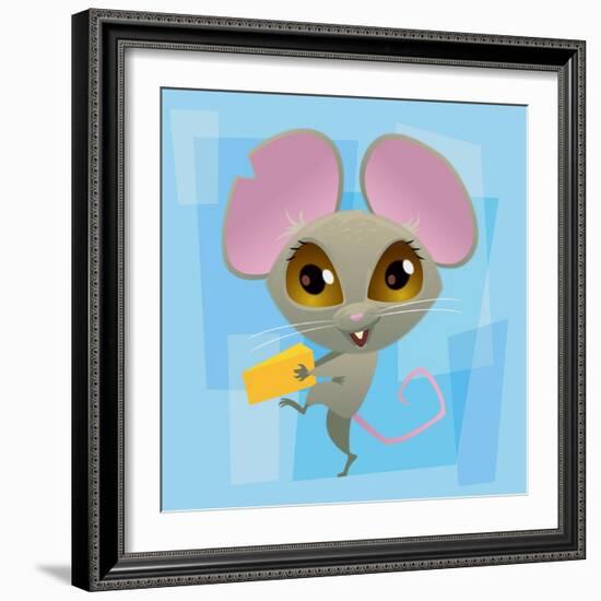 Anime Mouse-Harry Briggs-Framed Giclee Print