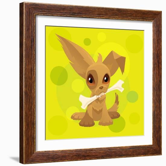 Anime Puppy-Harry Briggs-Framed Premium Giclee Print