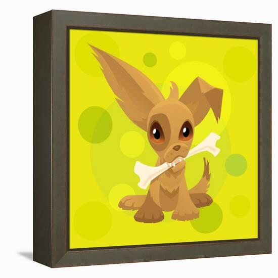 Anime Puppy-Harry Briggs-Framed Premier Image Canvas