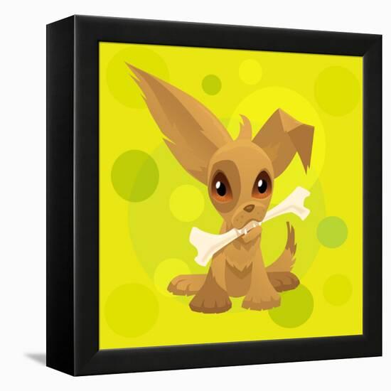 Anime Puppy-Harry Briggs-Framed Premier Image Canvas