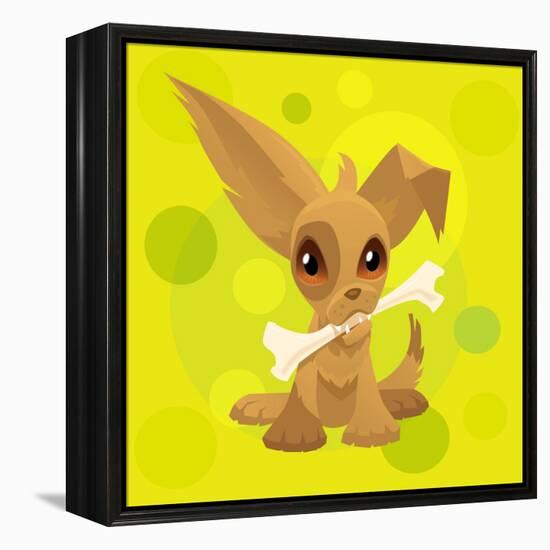 Anime Puppy-Harry Briggs-Framed Premier Image Canvas