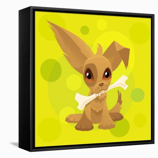 Anime Puppy-Harry Briggs-Framed Premier Image Canvas