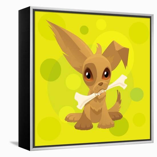 Anime Puppy-Harry Briggs-Framed Premier Image Canvas