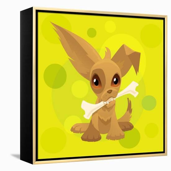 Anime Puppy-Harry Briggs-Framed Premier Image Canvas