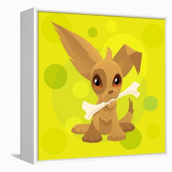 Anime Puppy-Harry Briggs-Framed Premier Image Canvas