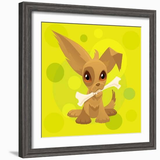 Anime Puppy-Harry Briggs-Framed Giclee Print