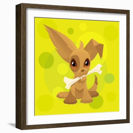 Anime Puppy-Harry Briggs-Framed Giclee Print