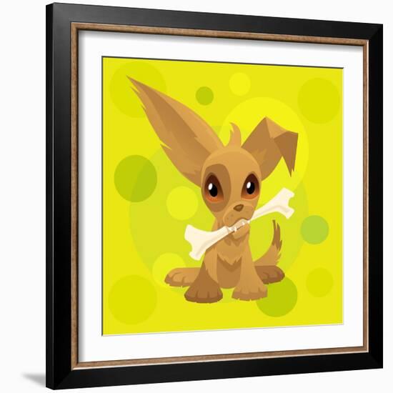 Anime Puppy-Harry Briggs-Framed Giclee Print