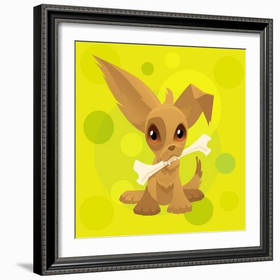 Anime Puppy-Harry Briggs-Framed Giclee Print