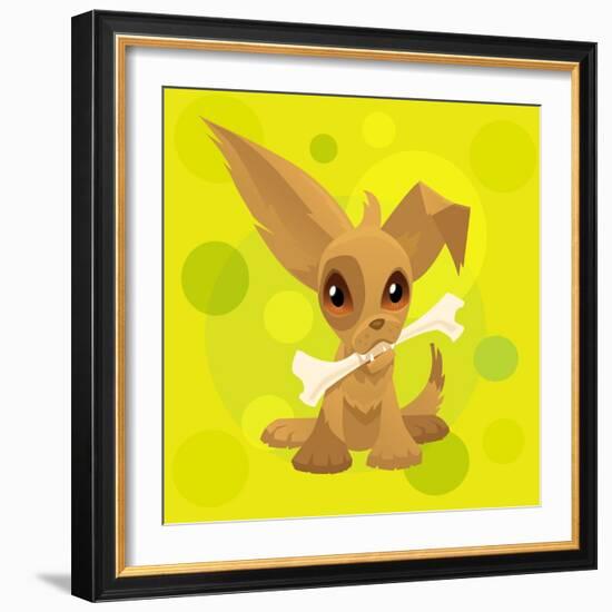 Anime Puppy-Harry Briggs-Framed Giclee Print