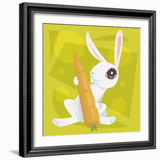 Anime Rabbit-Harry Briggs-Framed Premium Giclee Print