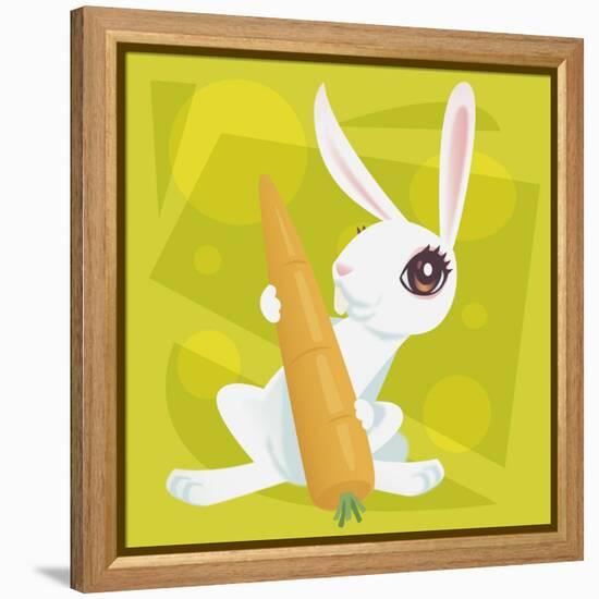 Anime Rabbit-Harry Briggs-Framed Premier Image Canvas