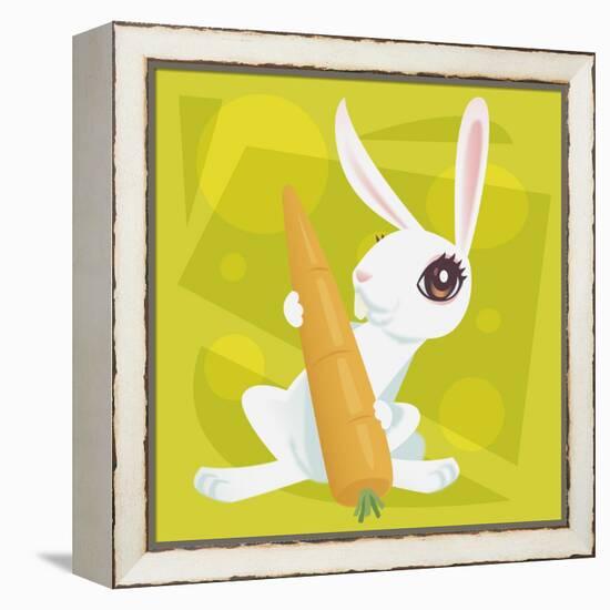 Anime Rabbit-Harry Briggs-Framed Premier Image Canvas