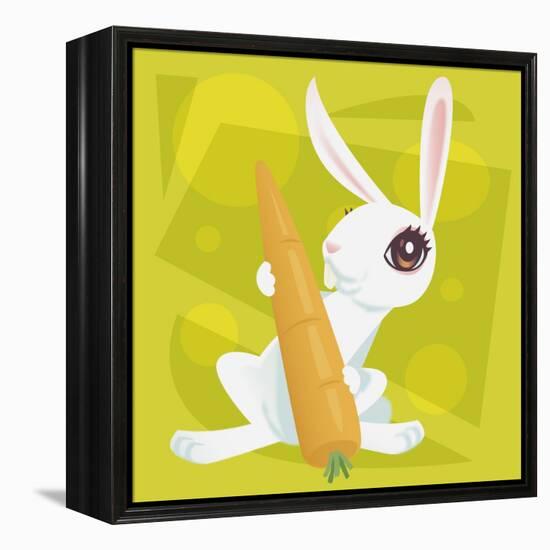 Anime Rabbit-Harry Briggs-Framed Premier Image Canvas