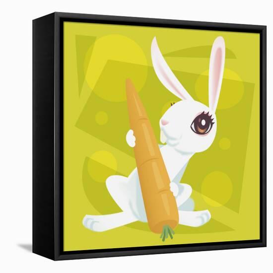 Anime Rabbit-Harry Briggs-Framed Premier Image Canvas