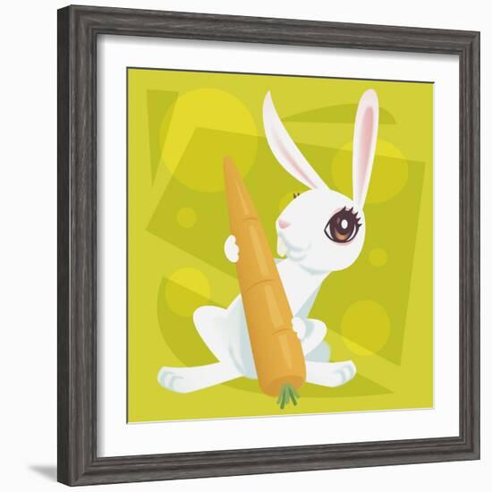 Anime Rabbit-Harry Briggs-Framed Giclee Print