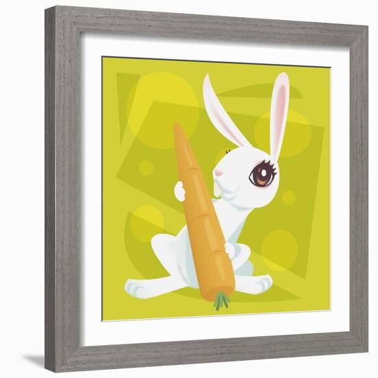 Anime Rabbit-Harry Briggs-Framed Giclee Print